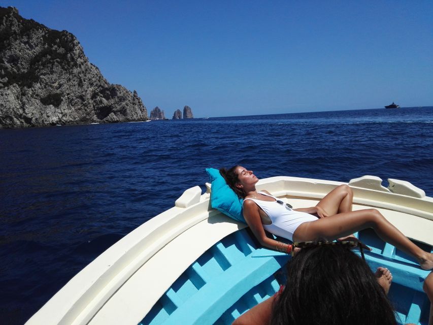 From Sorrento: Fishing in Capri with Lunch - Free time on Capri: walk, views, and your own pace