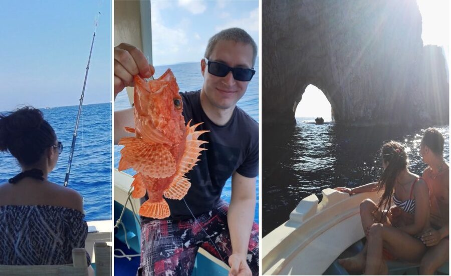 From Sorrento: Fishing in Capri with Lunch - Pickup, crew, and the small-group advantage in the water