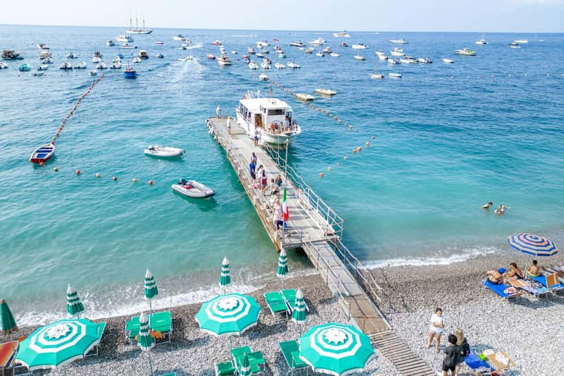 From Sorrento/Nerano: Amalfi and Positano Boat Tour - Amalfi on your own: Cathedral area, Cloister of Paradise, and a beach break