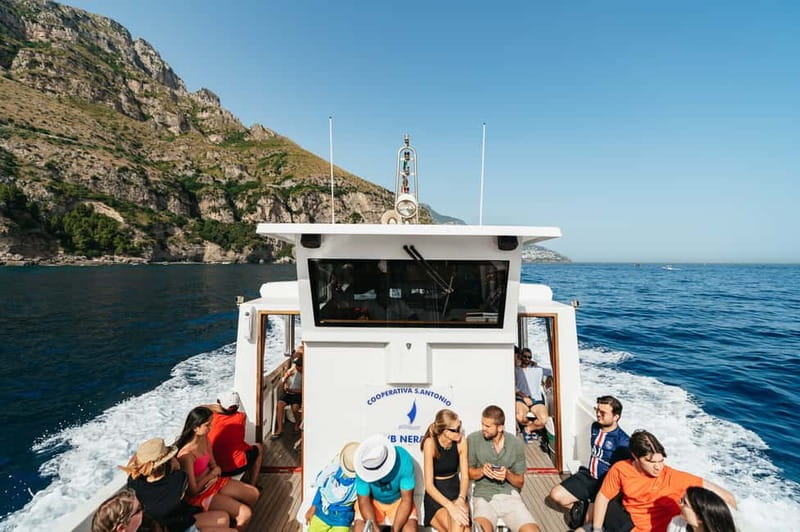 From Sorrento/Nerano: Amalfi and Positano Boat Tour - The sea stops between towns: Fjord of Furore, Praiano views, Crapolla, and Islet d’Isca