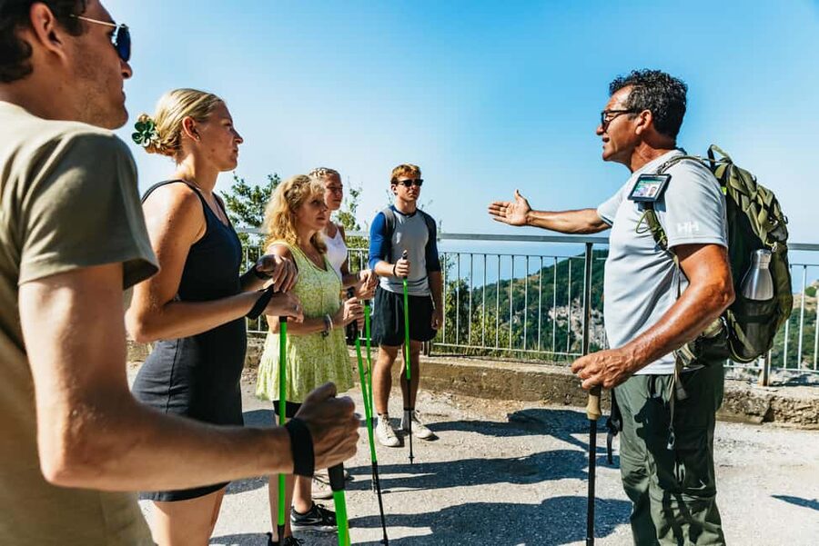 From Sorrento: Path of the Gods Guided Hike with Transfers - Trekking poles: why they make sense here
