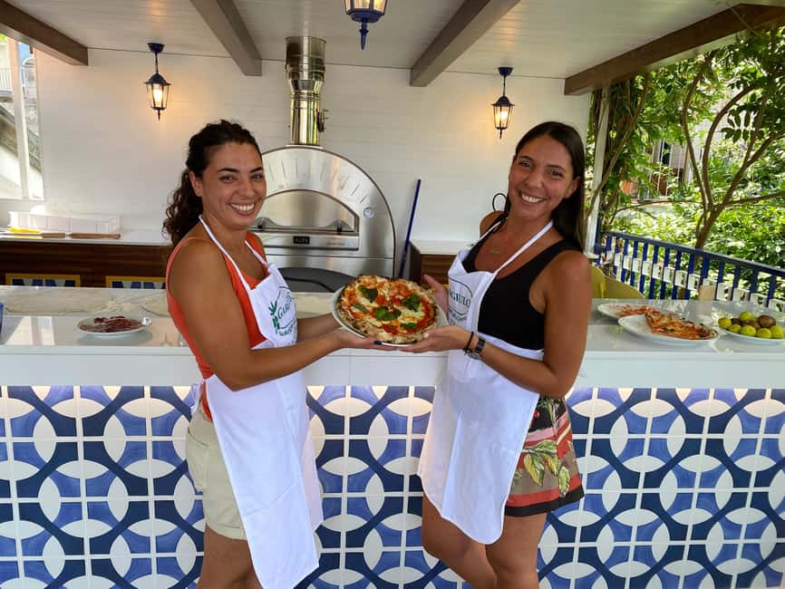 From Sorrento: Pizza-Making Class w/ View of Mount Vesuvius - Hotel pickup, small group size, and what the 3 hours really includes