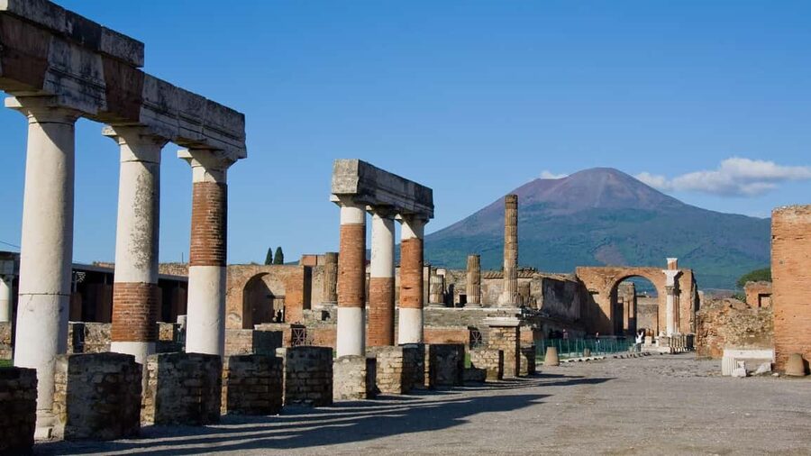 From Sorrento: Pompeii with an Archaeological Guide & Ticket - Theatre and Temple of Apollo: When Pompeii Shifts From Street Life to Public Spectacle