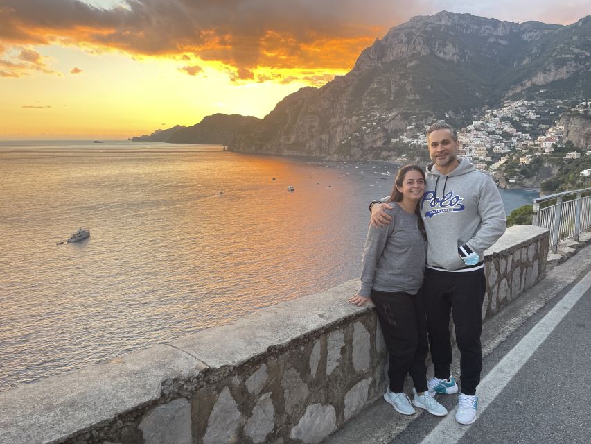 From Sorrento: Private Amalfi Coast Sunset Tour by car - Positano and Amalfi at sunset and nighttime, plus time to shop