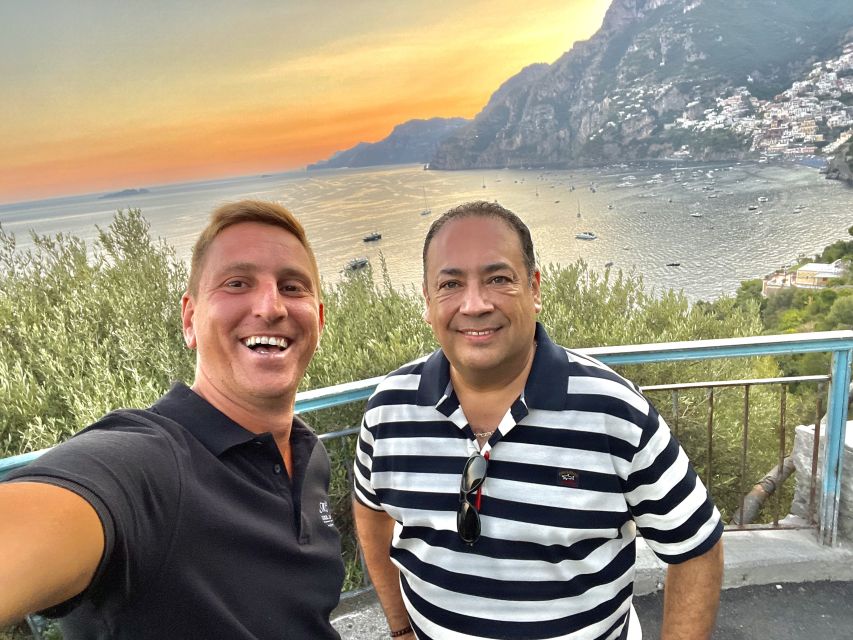 From Sorrento: Private Amalfi Coast Sunset Tour by car - Timing, traffic, and the extra hour cash option