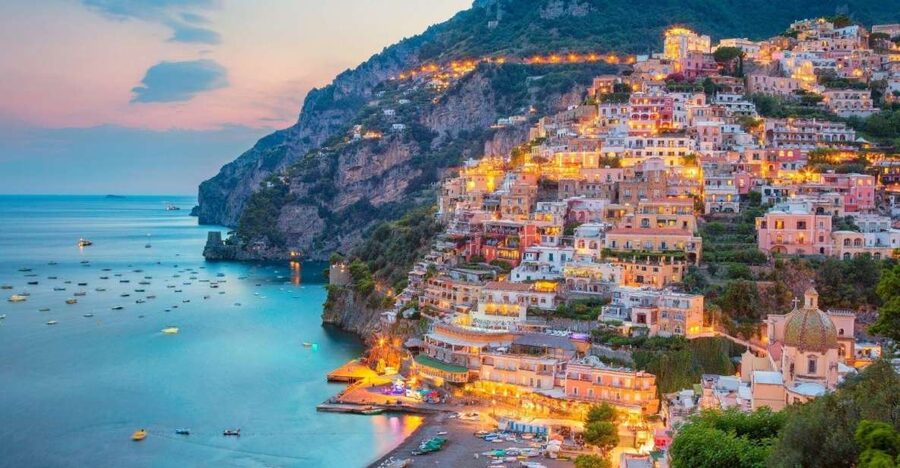 From Sorrento: Private Amalfi Coast Tour with Emerald Cave - Positano for an hour: shopping, viewpoints, and seaside people-watching