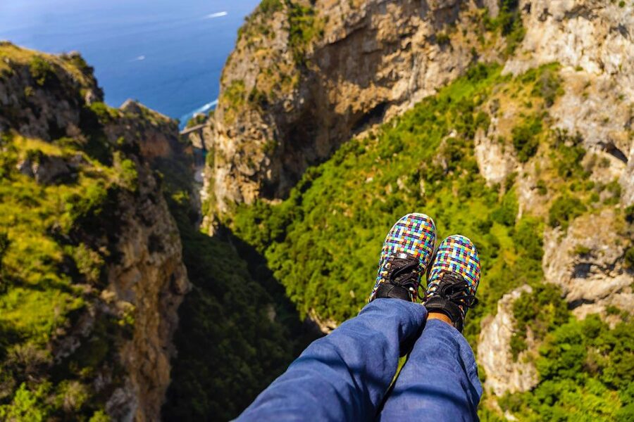 Furore: Flight of the Angel Zipline Experience - The Furore site: shade, a panoramic terrace, and GoPro memories