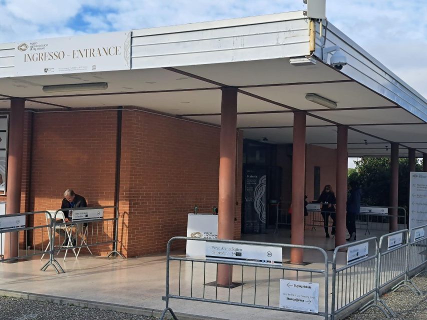 Herculaneum: Skip The Line Entrance ticket + Audioguide - Where to get your ticket and audioguide desk in minutes