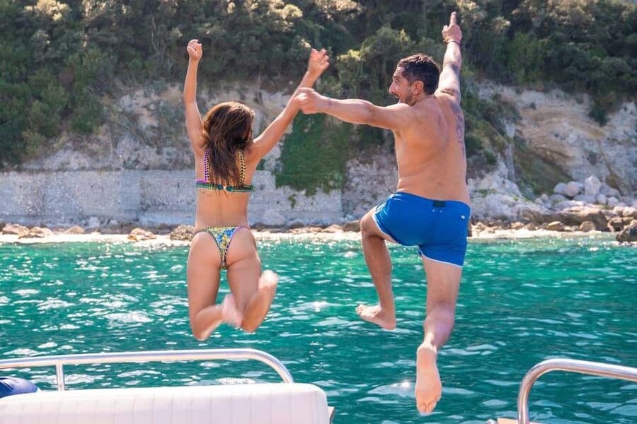 Ischia and Procida Private Day Cruise : From Sorrento - Swimming and Snorkeling Off Maronti, Citara, and San Montano