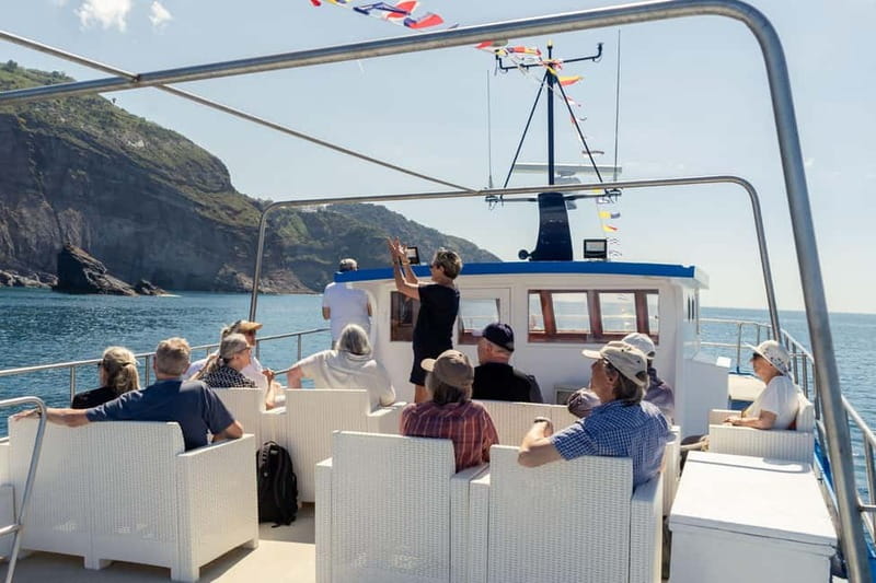Ischia: Boat tour with swimming stops and lunch on board - English Beach, Casamicciola Terme, and Il Fungo photo moments