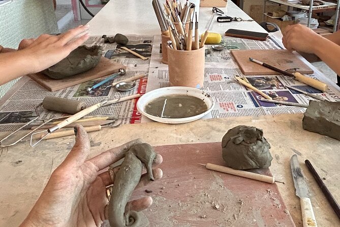 Ischia: Clay Modelling Short Pottery Workshop - The 1.5-hour workshop flow, with time to actually make something