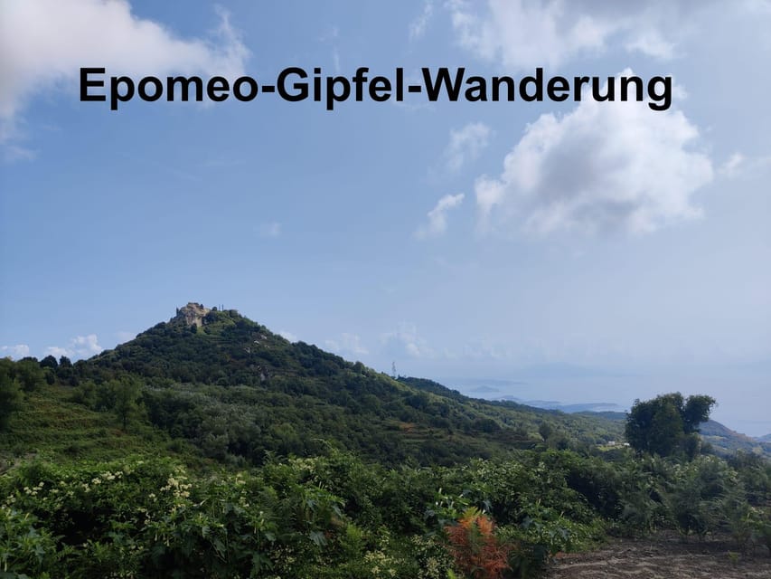 Ischia: Epomeo summit hike - Viewpoint photo stops: Forio first, then the bigger picture
