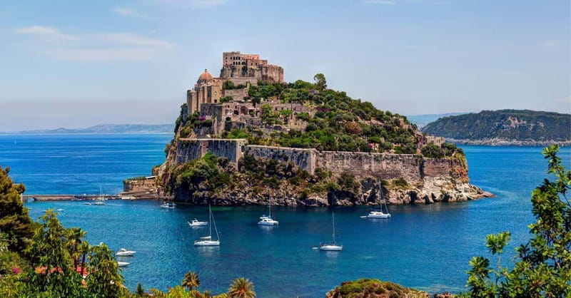 Ischia Island Tour by Boat + stop in Sant'Angelo - Cave Stops: Grotto of Love, Green Grotto, the Magician Cave, and More