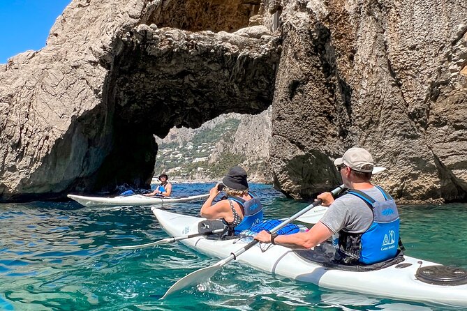 Kayak tour in Capri between caves and beaches. Photos included. - Scoglio delle Sirene and Via Krupp From Sea Level