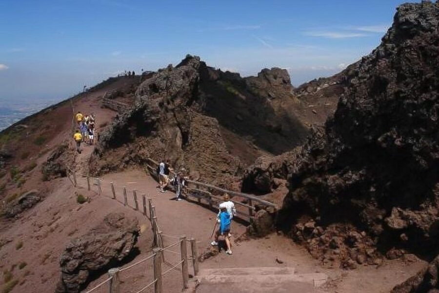 Mount Vesuvius E-bike Tour - The practical rhythm: pickup, van ride, and the two bike segments
