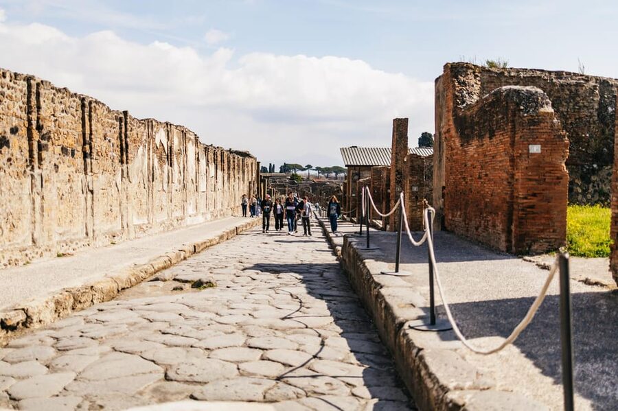 Naples: Pompeii and Mt. Vesuvius with Lunch and Wine Tasting - Pompeii with skip-the-line entry and a professional archaeologist