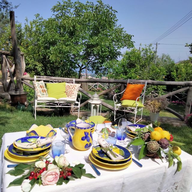 Piano di Sorrento: Cooking Class with Food Tasting and Wine - Arrival at the Villa Entrance: Welcome Drink, Appetizers, and a Quick Start