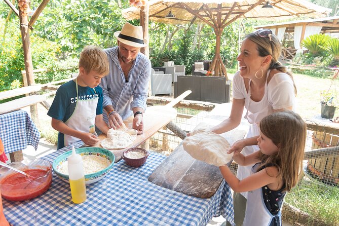 Pizza School with Wine and Limoncello Tasting in a Local Farm - Dough-Making With Francesco and Lia, Plus the Dough-Flying Challenge
