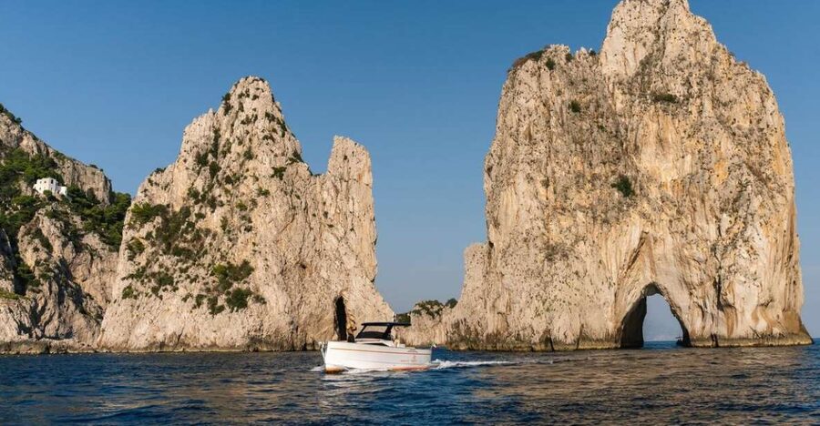 Positano: Boat Tour of Capri with Drinks and Snacks - Your skipper plans the Capri route, and you decide the pace