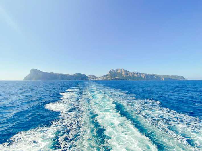 Positano: Capri and Blue Grotto Shared Boat Tour with Drinks - Pickup in Positano and the early start feel