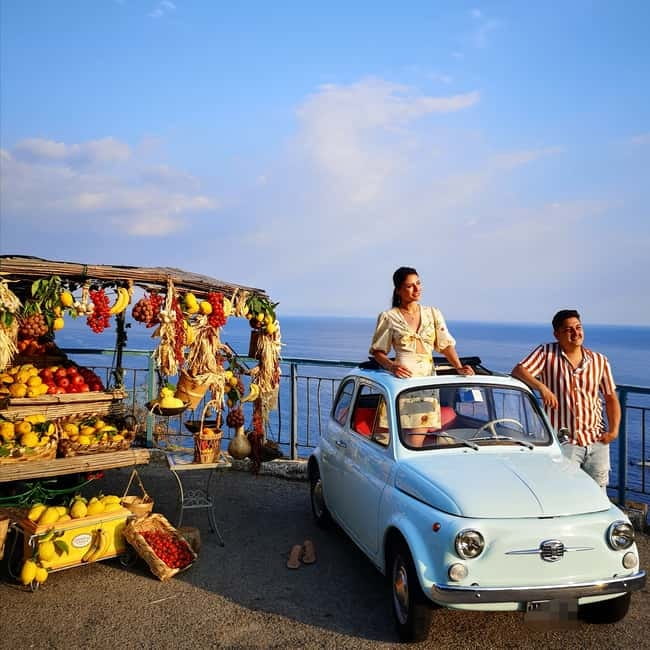 Positano/Praiano: Iconic Fiat 500 Private Amalfi Coast Tour - Meeting at your accommodation in Positano or Praiano