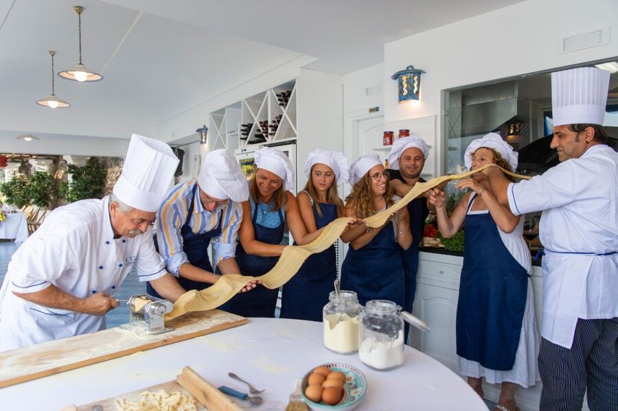 Praiano: Cooking Class with Dinner Overlooking the Sea - Cooking in Praiano, then eating your work with the Amalfi Coast in view