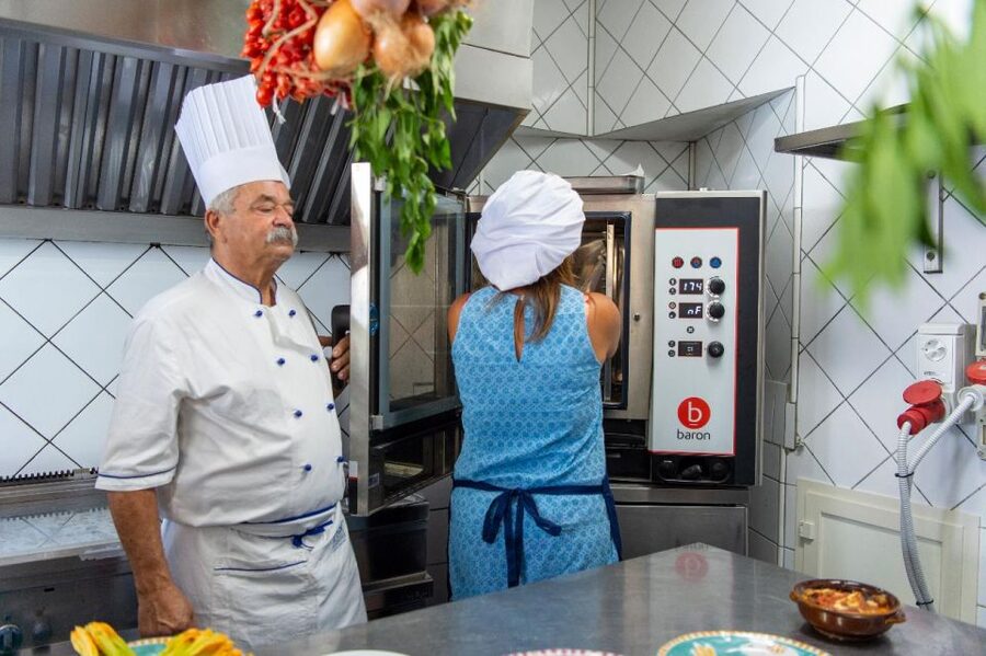Praiano: Cooking Class with Dinner Overlooking the Sea - Dinner with your sea-view backdrop: starter, main, dessert