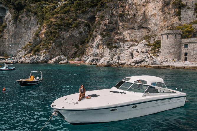 Private Amalfi Coast Boat Trip from Positano, Praiano or Amalfi - Grotta Pandora near the lungomare: sea caves plus café energy