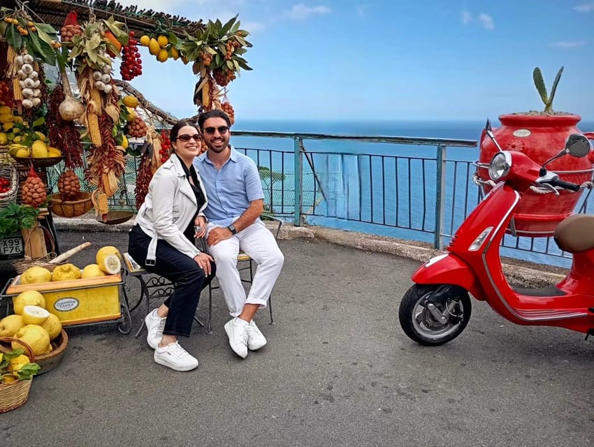 Private Amalfi Coast Tour by Vespa - Self driven option - Optional extras: Emerald Cave boat tour and Mediterranean lunch
