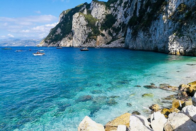 Private Island of Capri by Boat - Stop 2, Grotta Rossa: seaweed color story
