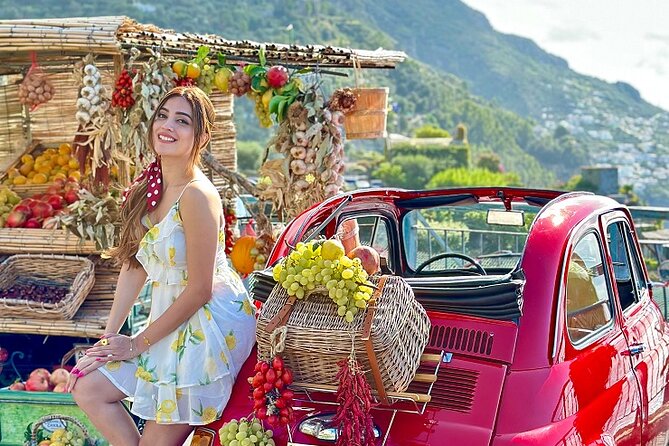 Private Photo Tour on the Amalfi Coast with Fiat 500 - How the shoot works: iPhone photos, guided posing, and quick decisions