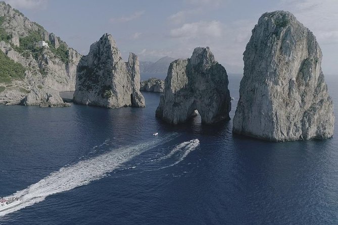 Small Group Day Trip to Capri from Positano or Praiano - Capri cave cruising: White Grotto, Natural Arch, and Faraglioni