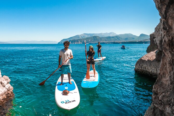 Small group paddle boarding tour to Bagni Regina Giovanna - Key Highlights at a Glance