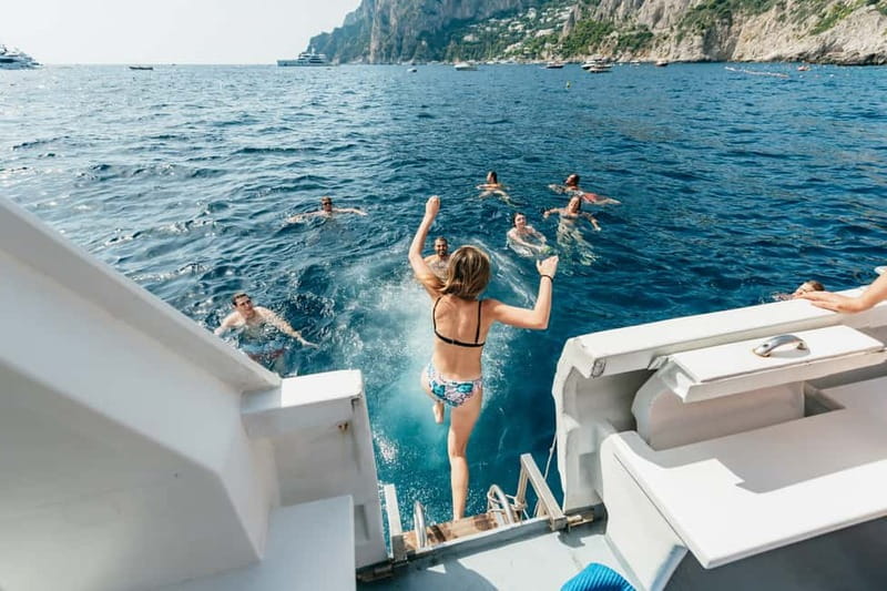 Sorrento: Coast and Capri Boat Trip with Limoncello Tasting - Coast Views and Capri by Boat, Without the Ferry Stress