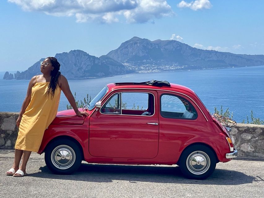 Sorrento Coast Couples Photo Tour by Vintage Fiat 500 - Why Piazzale Murat Is the Main Character of the Day