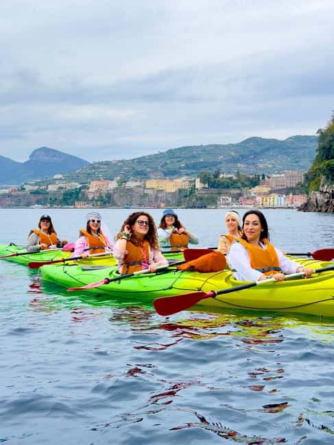 Sorrento: Guided Kayak Tour + Free 1h Paddleboarding - Marina Grande to Queen Giovanna: The Fast Part That Pays Off
