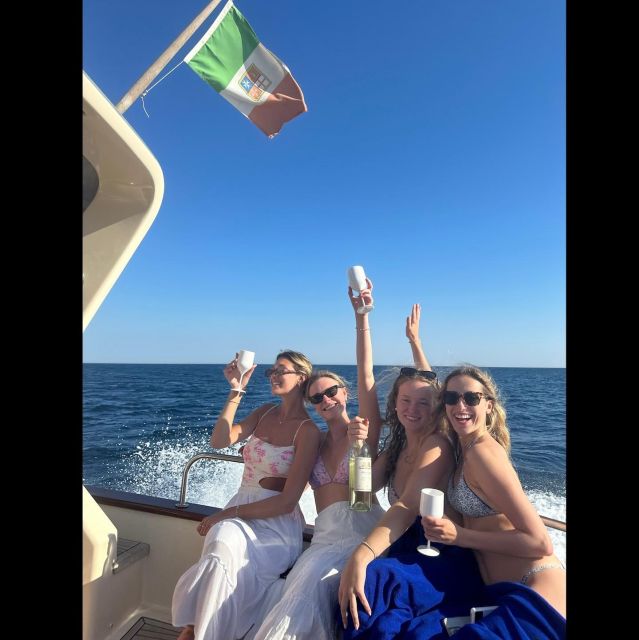 Sorrento: Luxury Private boat drinking & watching the sunset - Via Marina Piccola to your boat: where the day starts