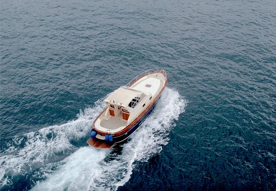 Sorrento: Luxury Private boat to Capri & visit Blue Grotto - Queen Giovanna Baths Stop, Including the Waterfall and Tower Area