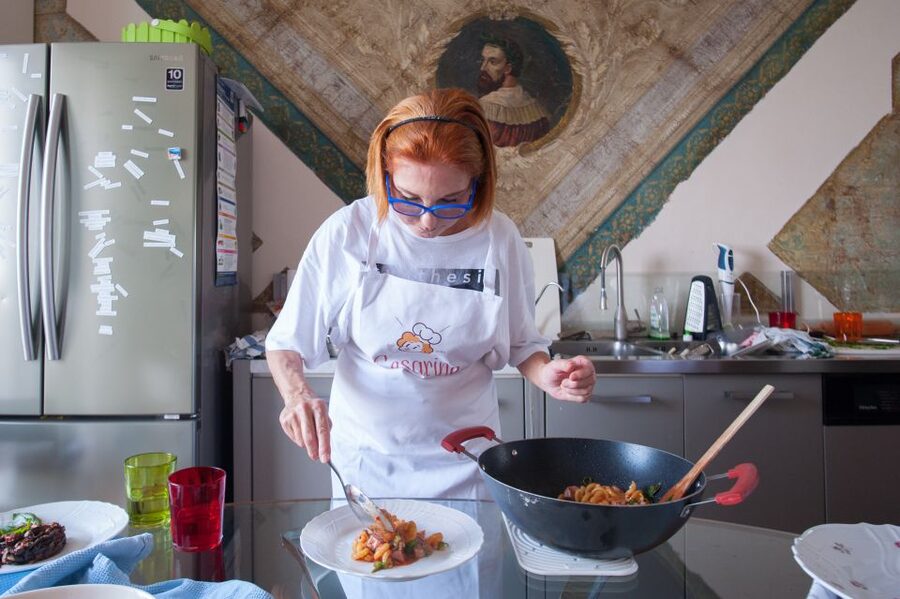 Sorrento: Markets and Cooking Class at a Cesarina's Home - The Cooking Part: Three Regional Recipes, Full Tastings, and Wine at the Table