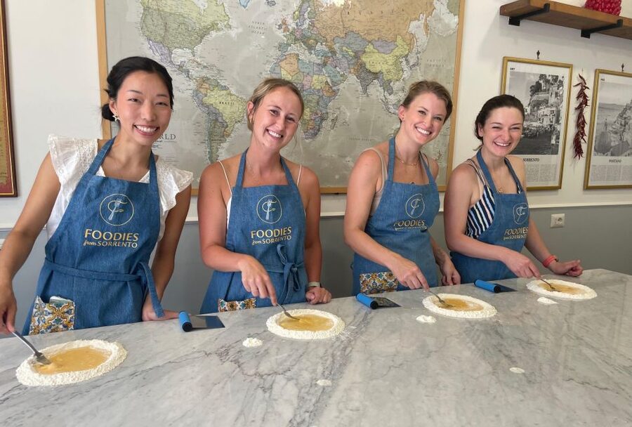 Sorrento: Pasta Masterclass with a Meal and Wine - First you make fresh pasta in Meta, then you eat it with wine