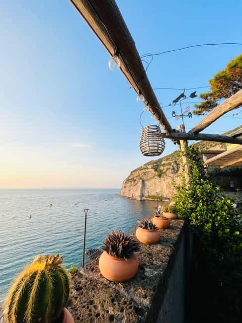 Sorrento: Pizza Class with Sea View - The 2.5-Hour Flow: Viewpoints, Class, Then Sunset Dinner