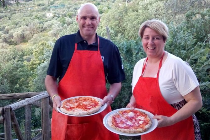 Sorrento Pizza Class with Wine, Limoncello and Transfer Included - Margherita or Marinara, Baked in a Wood Oven