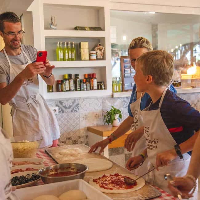 Sorrento: Pizza Making Course - Toppings, mozzarella, and those extra tastings that make it feel like more