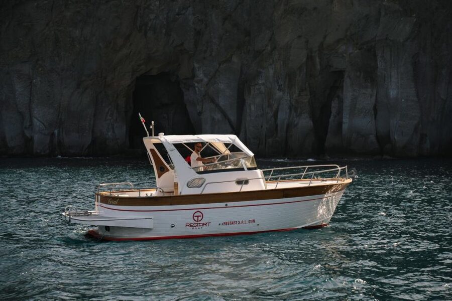 Sorrento: Private Amalfi Coast Boating Tour - Bell-Tower Marine Park in Bay of Ieranto: First Real Water Time