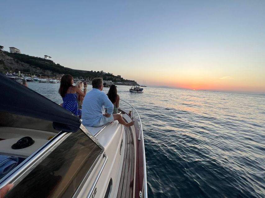 Sorrento: Private Sunset Boat Tour with Music and Aperitif - The route starts where the real Sorrento views begin: Via Marina Piccola