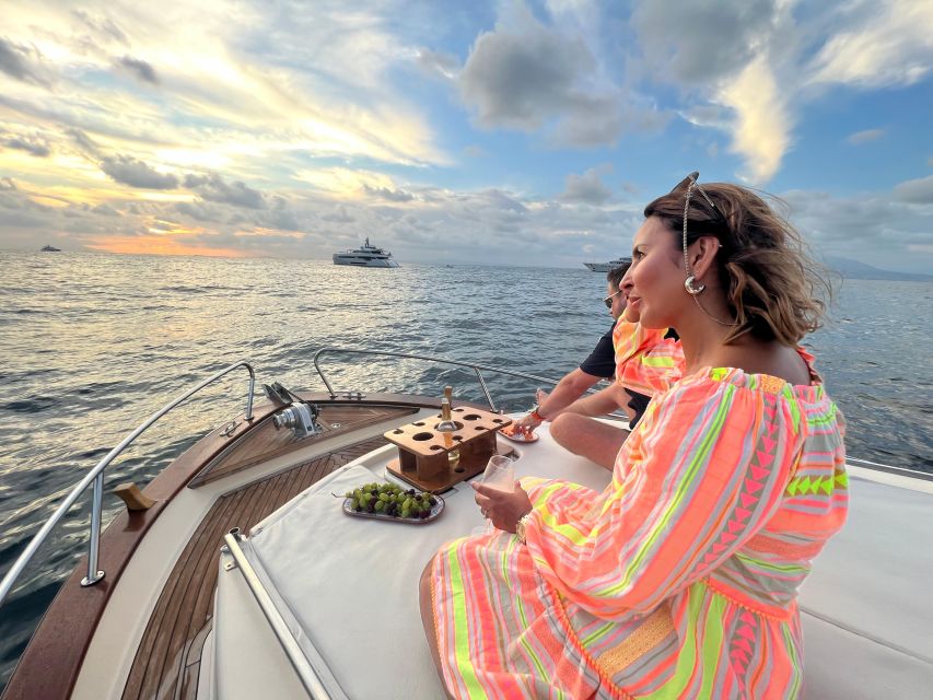 Sorrento: Private Sunset Boat Tour with Music and Aperitif - Stop-by-stop: where the coast turns into your photo album