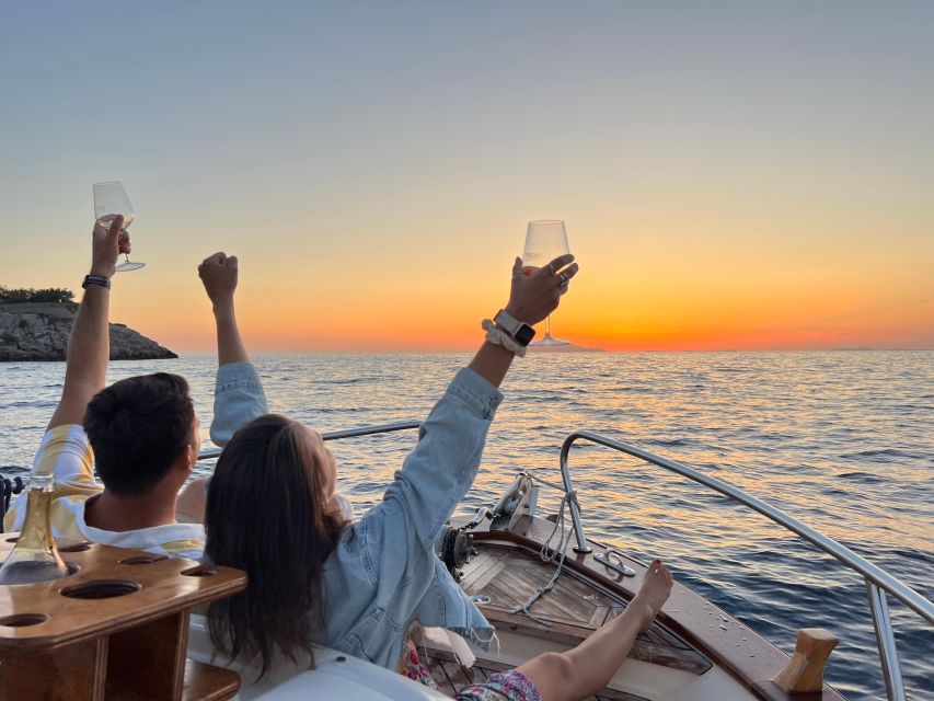 Sorrento: Private Sunset Boat Tour with Music and Aperitif - Snorkeling time with included gear: how to plan for it