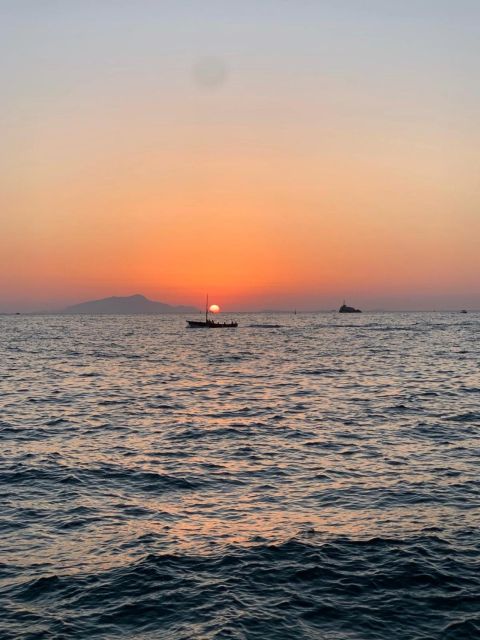 Sorrento: Sunset Coastal Boat Tour with Aperitif - Queen Giovanna’s Baths: guided stop with local legend and sea views