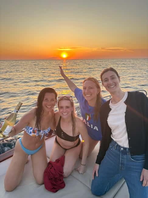 Sorrento Sunset Cruise with Aperitif on Board - Marina Grande to Bagni della Regina Giovanna, the First Wow Spots