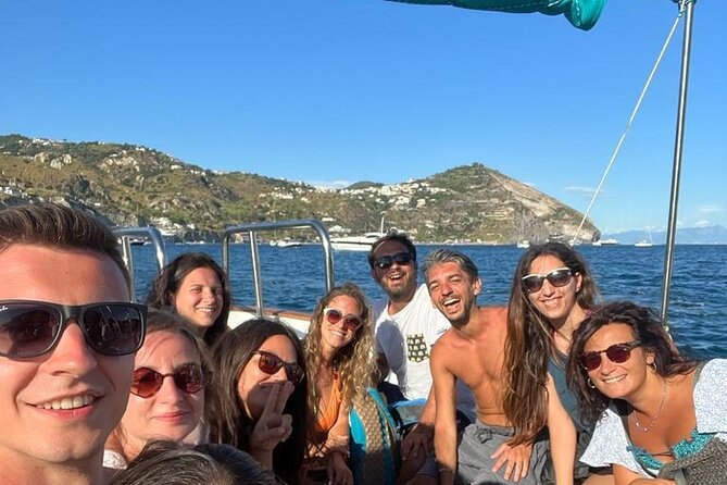 Tour of Ischia Island with Motor Yacht Rocca Corsa - San Pancrazio and Grotta dell’Amore: swim time plus a cave experience